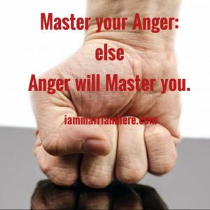 Better to control your anger