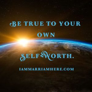 Self worth is your own worth